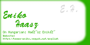 eniko haasz business card